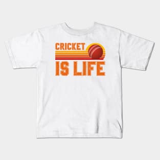 Cricket Is Life Kids T-Shirt